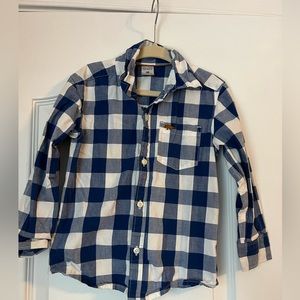 Toddler checked long sleeve shirt 3T